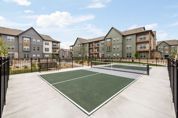 Outdoor tennis court at Notch66 in Longmont, CO 80504